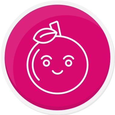 bebek yüzü simgesi, vektör illüstrasyonu