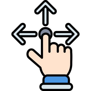 parmak tıklama simgesi