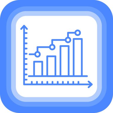grafik simgesinin vektör illüstrasyonu