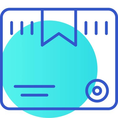 Bir bilgisayar simgesinin vektör illüstrasyonu