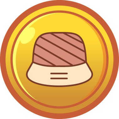 yiyecek ikonu vektör illüstrasyonu