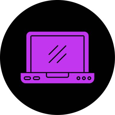 Bilgisayar simgesinin vektör illüstrasyonu