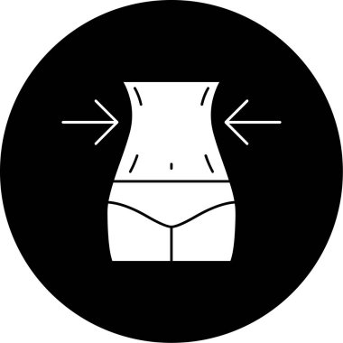 Kadın simgesinin vektör illüstrasyonu