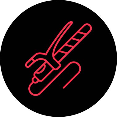 Modern bir simgenin vektör illüstrasyonu