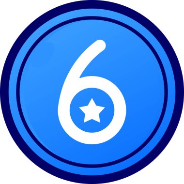 beş numara sekiz simge, basit biçim