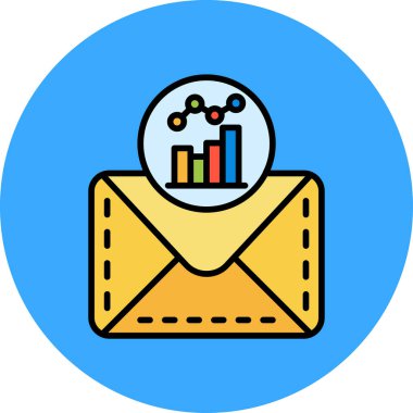 vektör e- posta pazarlama simgesi