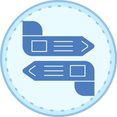 ok simgesi vektör illüstrasyonu