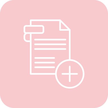 Vektör belgesi Simge illüstrasyonu