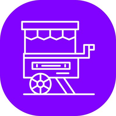 tren. Web simgesi basit illüstrasyon