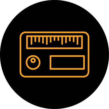 Bir b eksikliği simgesinin vektör çizimi