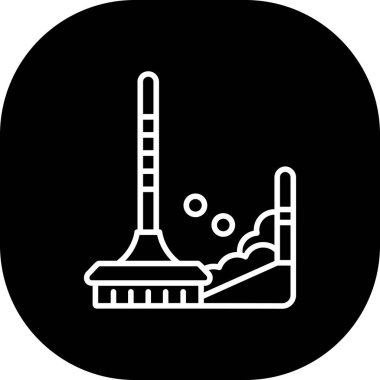 Modern yapı simgesinin vektör illüstrasyonu