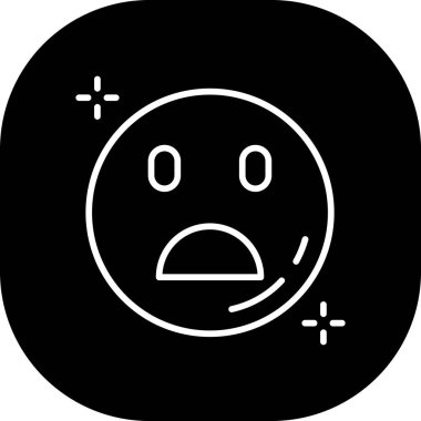 emoji simgesinin vektör illüstrasyonu