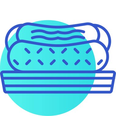 Ekmek. Web simgesi basit tasarım