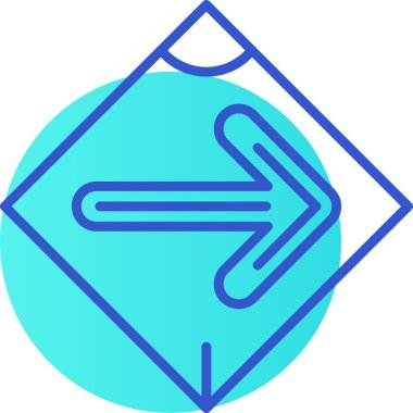 ok simgesinin vektör illüstrasyonu