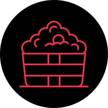 Bulut. Web simgesi basit tasarım