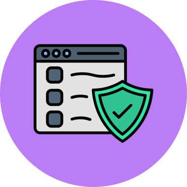 İnternet web güvenlik simgesi