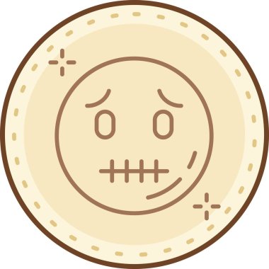 Çikolata. Web simgesi basit illüstrasyon