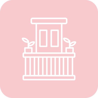 Yapı simgesinin vektör illüstrasyonu