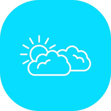 Bulut. Web simgesi basit tasarım