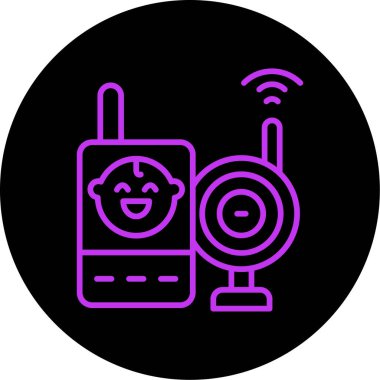 Radyo simgesinin vektör illüstrasyonu