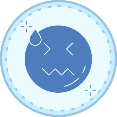 Çizgi film simgesinin vektör çizimi