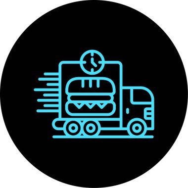 vektör fast food simgesi