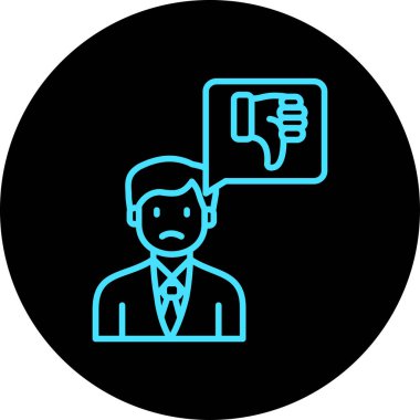 İnsan simgesinin vektör illüstrasyonu