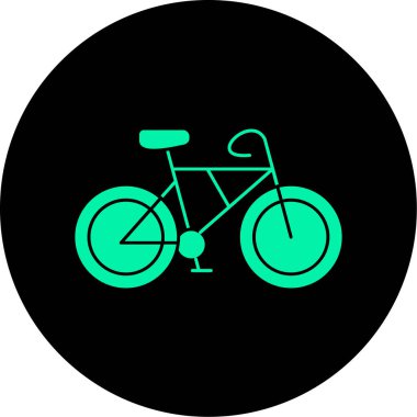 bisiklet ikonu vektör illüstrasyonu