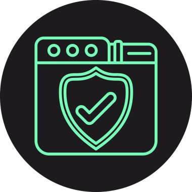 seo modern simgesinin vektör illüstrasyonu