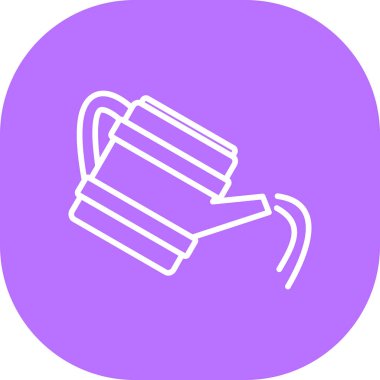 kahve fincanı simgesi, vektör illüstrasyonu