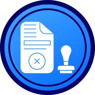 Belge simgesinin vektör illüstrasyonu