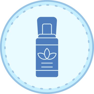 Bir bitki simgesinin vektör illüstrasyonu