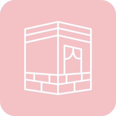 Modern yapı simgesinin vektör illüstrasyonu