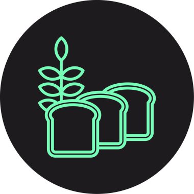 Bitki. Web simgesi vektör illüstrasyonu