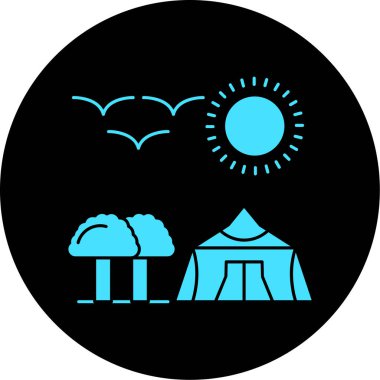 Vektör Ağacı Simgesi illüstrasyonu