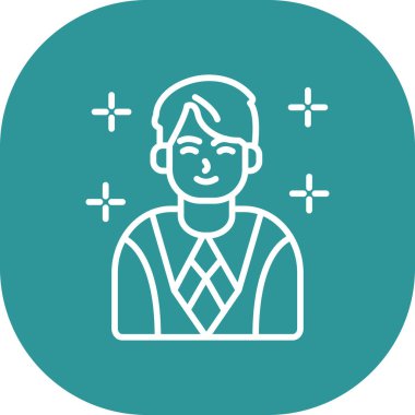 Modern simgenin vektör illüstrasyonu