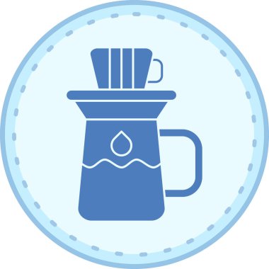 Kahve makinesi. Basit resimleme