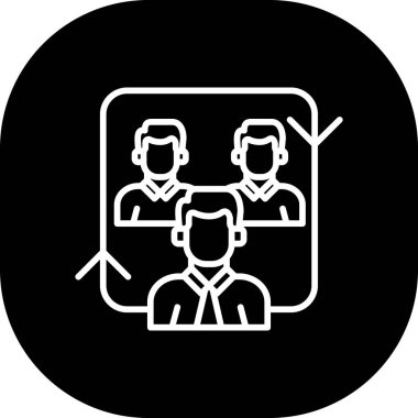 İş simgesinin vektör illüstrasyonu