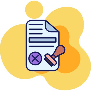 belge web simgesi basit tasarım