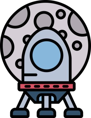 Robot simgesinin vektör illüstrasyonu