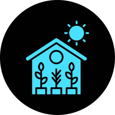 Ev. Web simgesi basit illüstrasyon