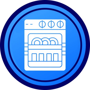 vektör ev fırın simgesi