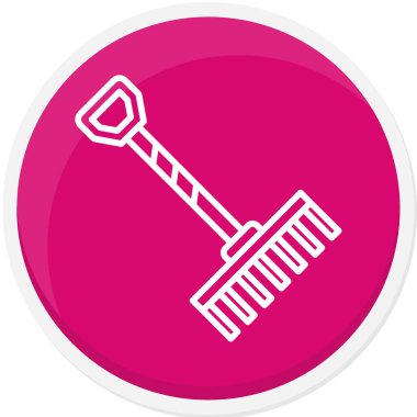 Tek bir izole simgenin vektör illüstrasyonu