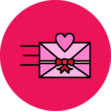 Fiyonklu bir hediyenin vektör çizimi