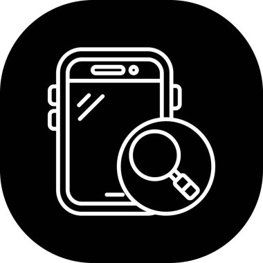 Smartphone Simgesi, vektör illüstrasyonu