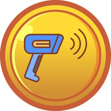 kablosuz para simgesi, vektör illüstrasyonu