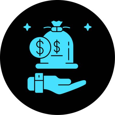 vektör para simgesi, basit tasarım