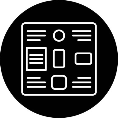 seo modern simgesinin vektör illüstrasyonu