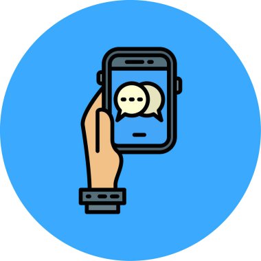 cep telefonu simgesi. özet akıllı telefon vektör çizimi