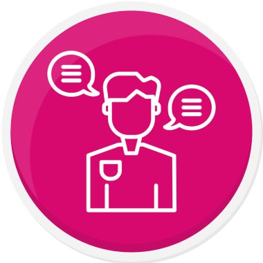 İş ve finans simgesinin vektör illüstrasyonu